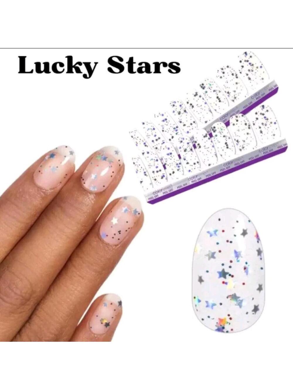 Color Street LUCKY STARS Nail Polish Strips